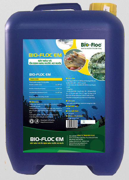 xử lý nước ao nuôi tôm,bio++,biofloc,bio em gốc