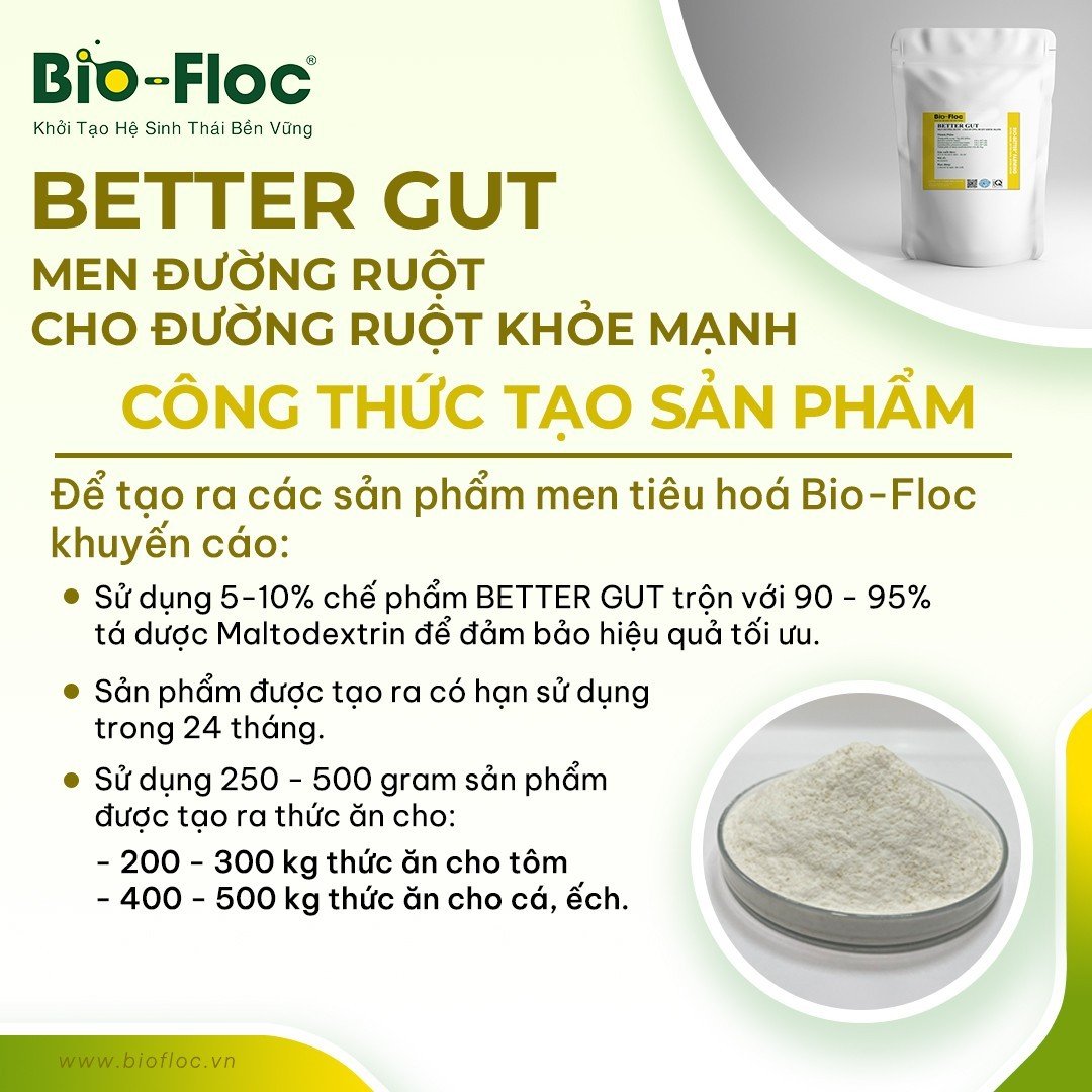 nguyên liệu vi sinh BETTER GUT