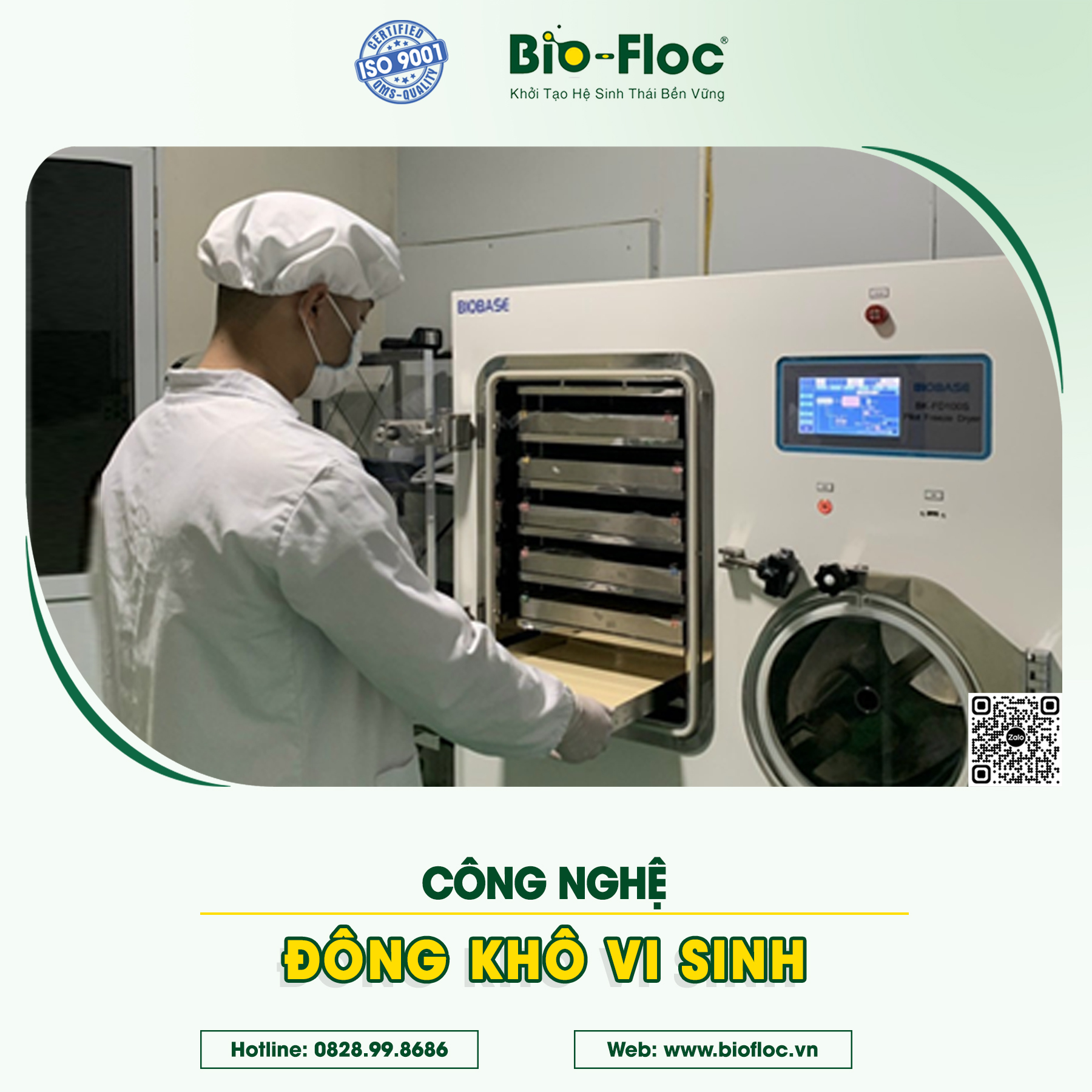 công nghệ đông khô vi sinh