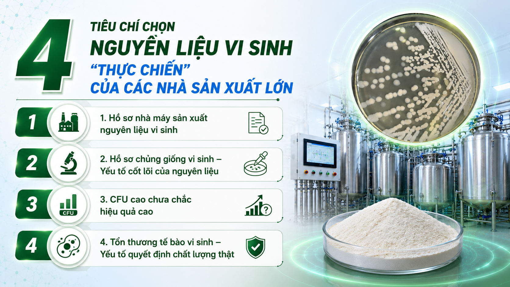 nguyên liệu vi sinh nguyên liệu vi sinh thủy sản nhà máy sản xuất vi sinh chủng vi sinh bản địa