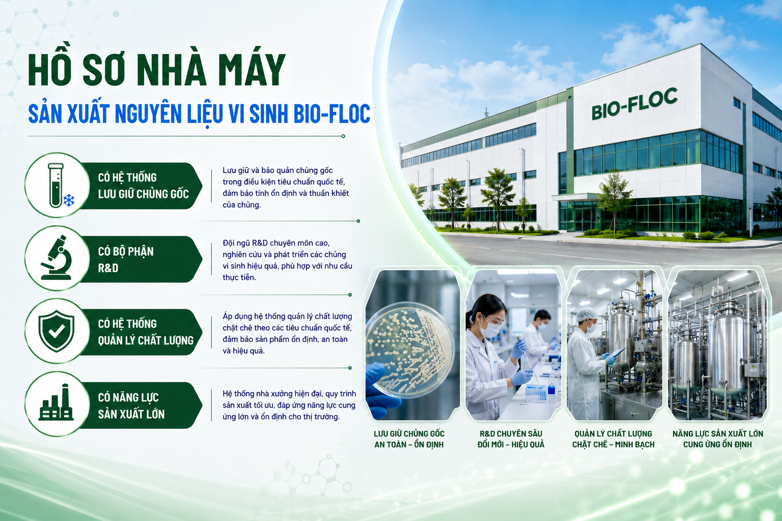 nguyên liệu vi sinh nguyên liệu vi sinh thủy sản nhà máy sản xuất vi sinh chủng vi sinh bản địa