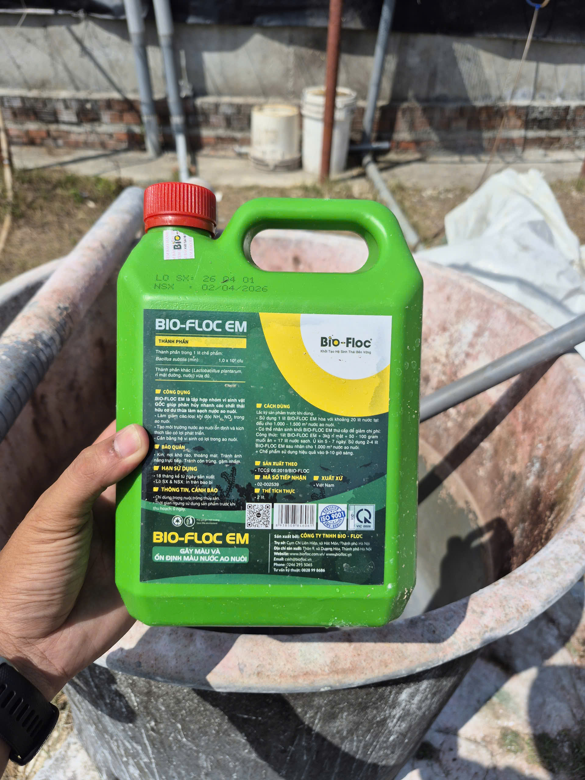 bio-floc, chế phẩm vi sinh, chế phẩm sinh học, vi sinh thuỷ sản, vi sinh nuôi tôm