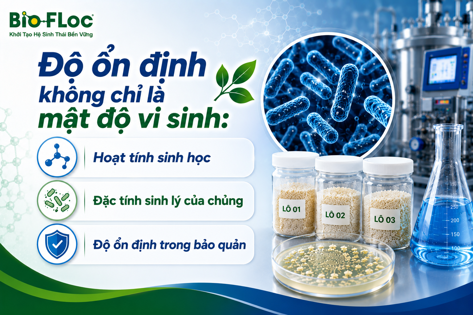 chất lượng nguyên liệu vi sinh nguyên liệu vi sinh ổn định kiểm soát chất lượng vi sinh lựa chọn nguyên liệu vi sinh QC nguyên liệu vi sinh