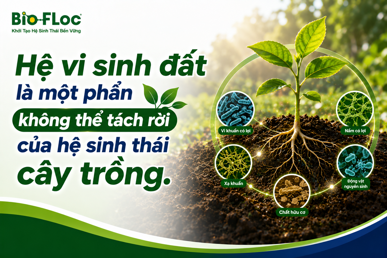 vi sinh đất
hệ sinh thái đất
vi sinh vật đất
nguyên liệu vi sinh cho cây trồng
phát triển sản phẩm sinh học cây trồng