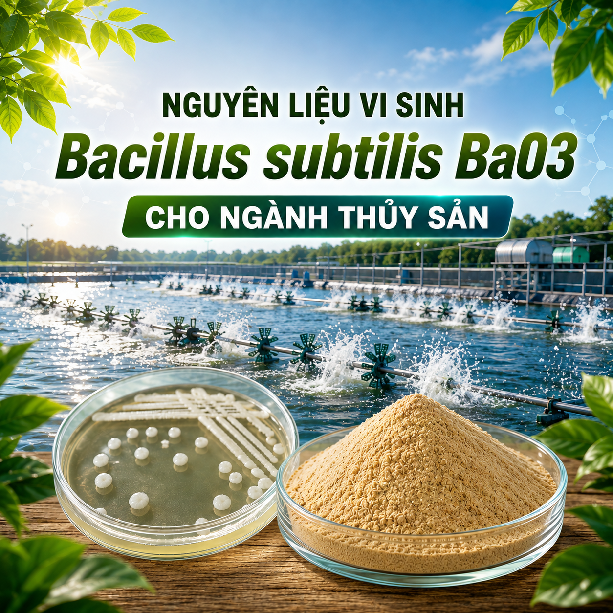 nguyên liệu Bacillus subtilis, Bacillus subtilis Ba03, SPORE B.SUB 10B